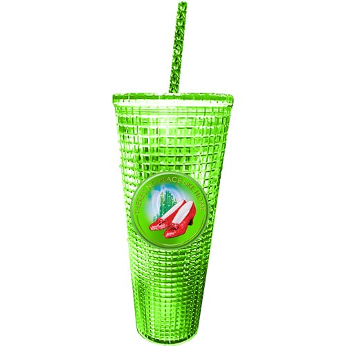 Wizard of Oz Ruby Slippers Diamond 20 oz. Acrylic Cup with Straw