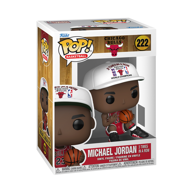 NBA- Michael Jordan 3 Times in a Row Pop!
