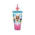 Powerpuff Girls Trio Star Power 24oz Cold Cup w/ Lid & Straw