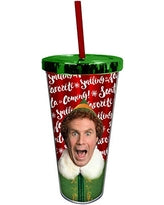 Elf Foil Cup w/ Straw