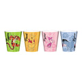 Winnie the Pooh Group Style 4pc 1.5oz Plastic Shot Glass Set