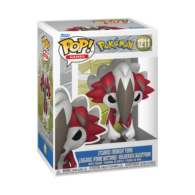Pokemon - Lycanroc Midnight Pop!