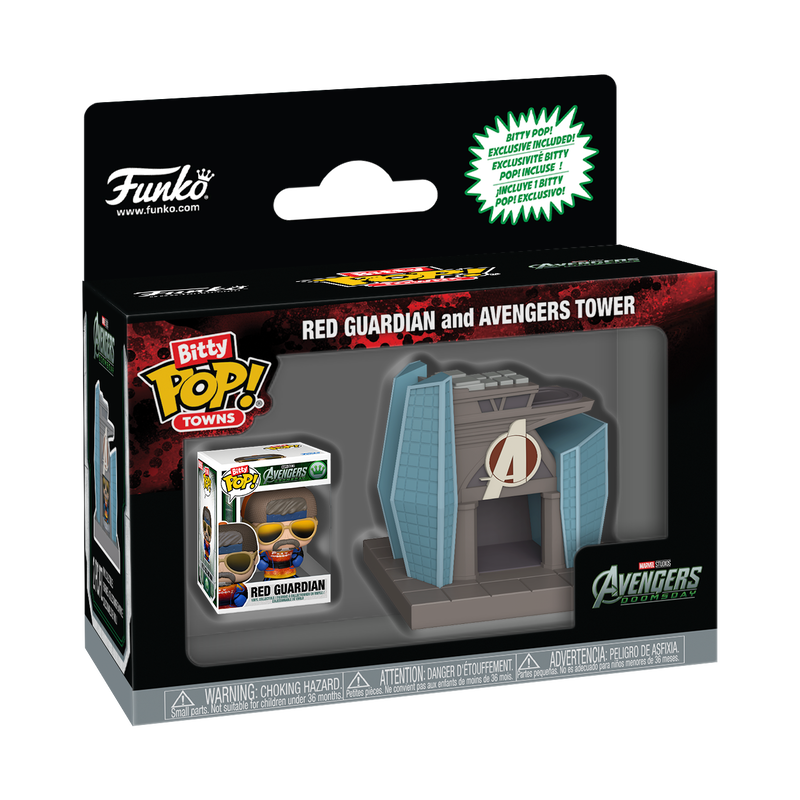 Bitty Pop! Towns - Avengers Tower and Red Guardian