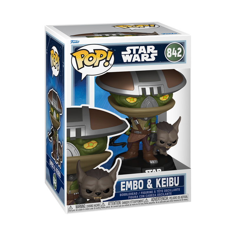 Star Wars: The Mandalorian & Grogu- Embo & Keibu Pop!