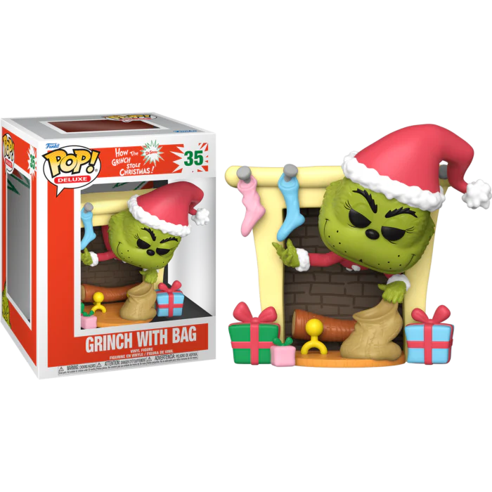 How the Grinch Stole Christmas- Grinch with Bag Deluxe Pop!