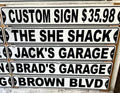 Custom Street Sign