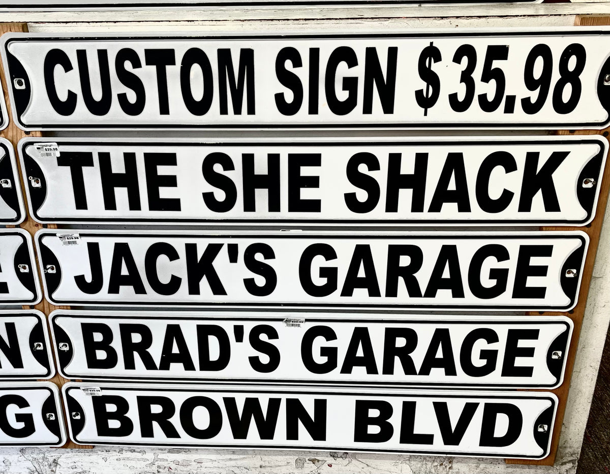 Custom Street Sign
