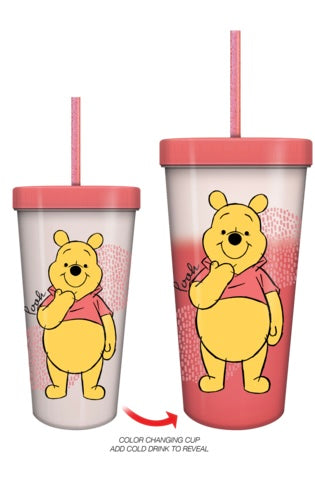 Winnie the Pooh- Pooh Color Change Cup with Straw
