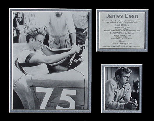 James Dean  - In Car Matted Photos