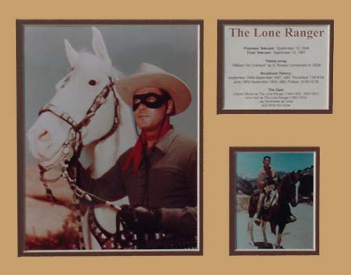 The Lone Ranger Matted Photos