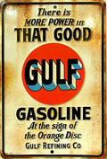 Gulf Good Gasoline Sign