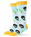 Bob Ross- Happy Tree Crew Socks