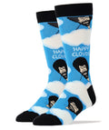 Bob Ross- Happy Clouds Crew Socks
