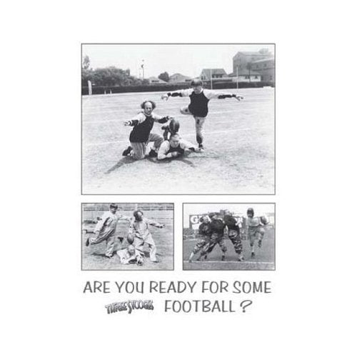 Three Stooges - Football Poster