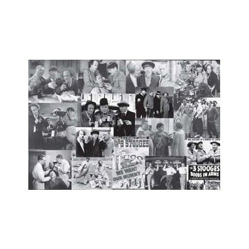 Three Stooges - Collage Poster