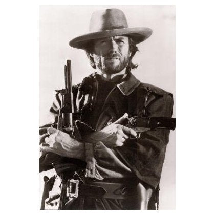 Clint Eastwood - Guns Poster