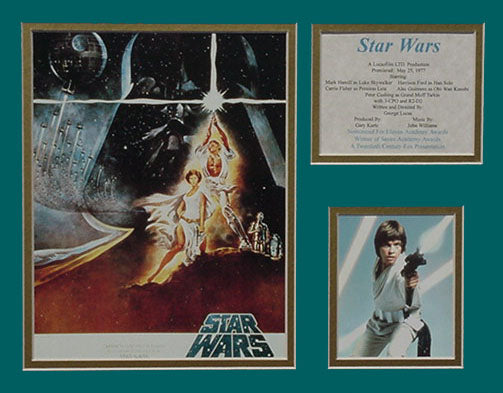 Star Wars Matted Photos