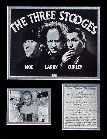 Three Stooges - Marquis Matted Photos
