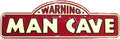 Warning - Man Cave Sign