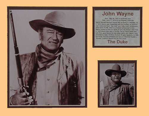 John Wayne Matted Photos
