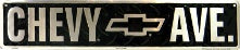 Chevy Ave - Street Sign