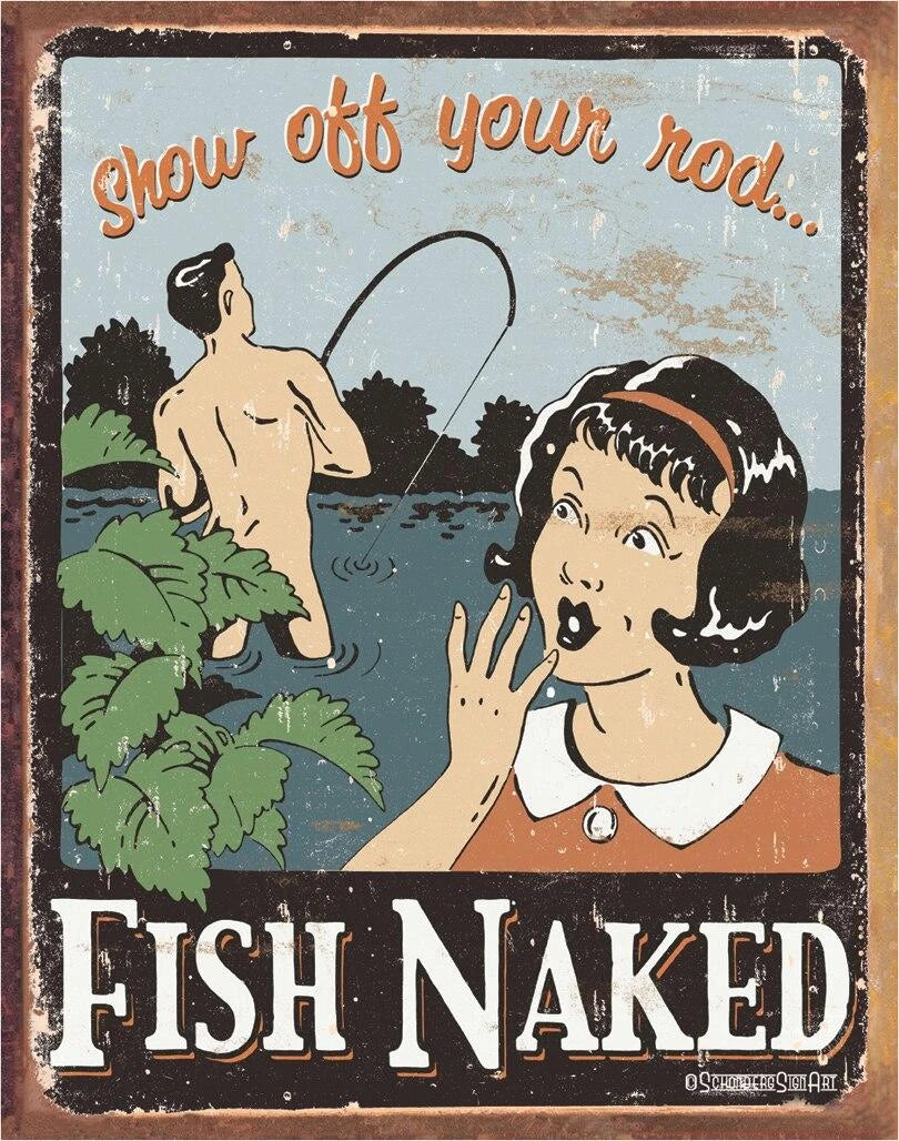 Fish Naked Sign