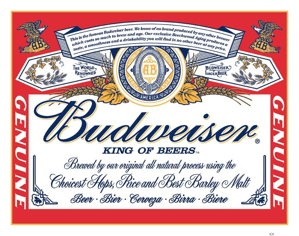 Budweiser-Can Label