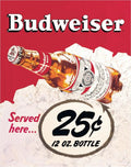 Budweiser-25 Cents