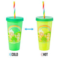 Care Bears X Strawberry Shortcake Color Changing Tumbler with Straw (Green)