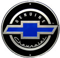 Chevy Black Emblem Round