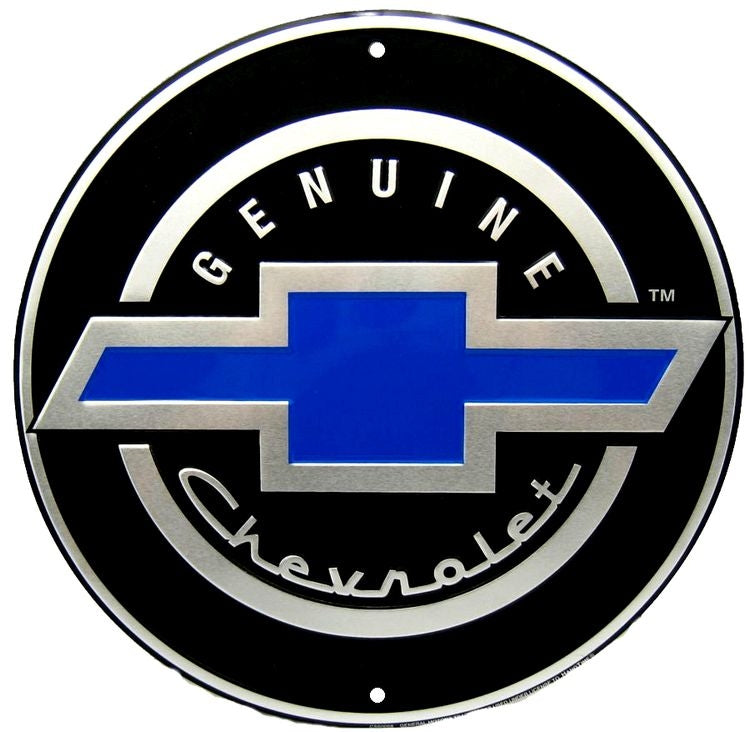 Chevy Black Emblem Round