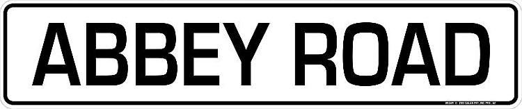 Abbey Road Sign